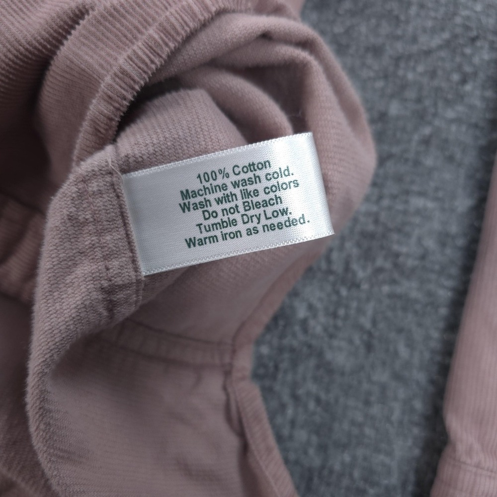 Criquet Shirt Mens Large Pink Corduroy Pearl Snap Western Button Up Casual Prep - Picture 5 of 11